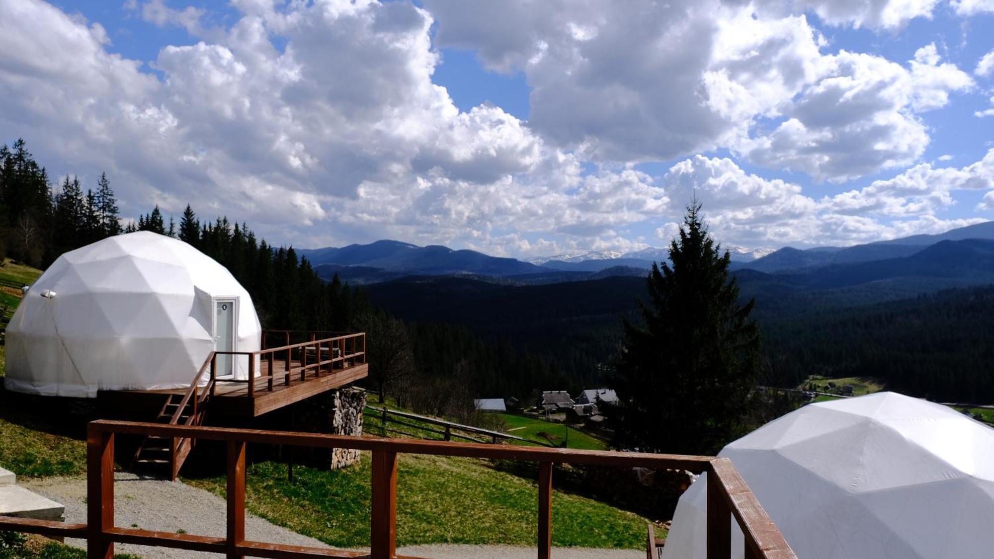 Глемпінг Де Вайб Vorokhta Exterior foto