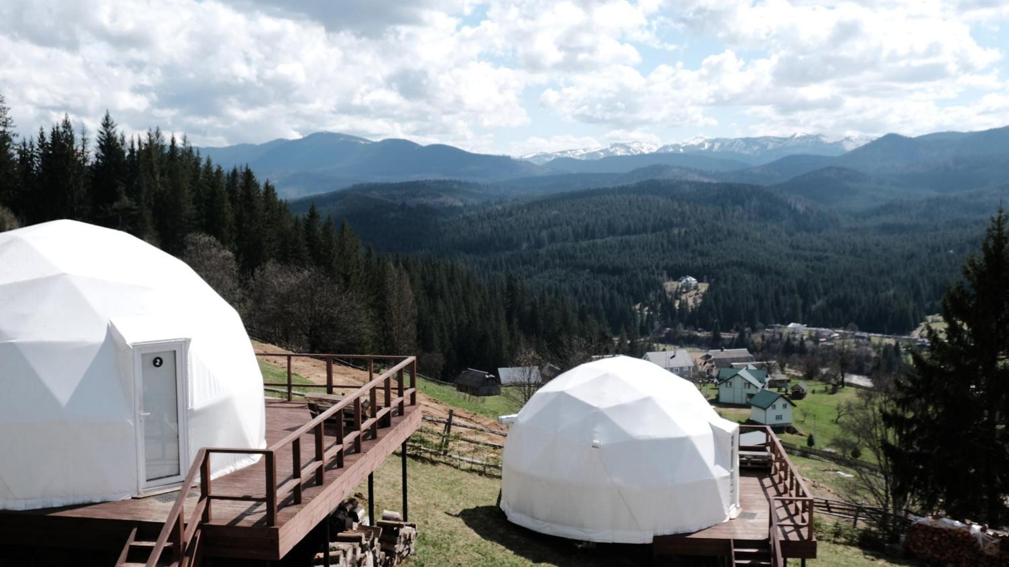 Глемпінг Де Вайб Vorokhta Exterior foto